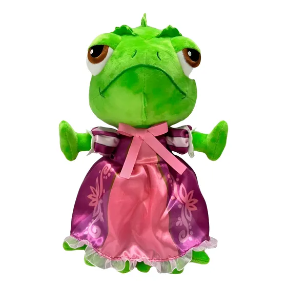 Peluche Pascal Con Vestido 35 Cm Disney Camaleon Rapunzel Verde