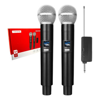 Microfones Duplo DinĂąmico Sem Fio Digital RecarregĂĄvel Microfones Duplo DinĂąmico Sem Fio Digital RecarregĂĄvel
