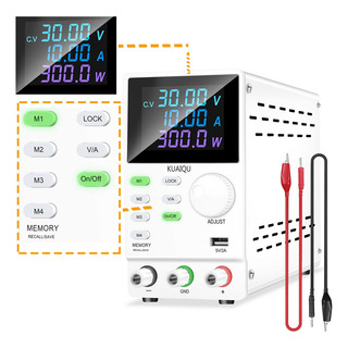 Fuente De Alimentación Regulable Con Almacenamiento 30v 10a Fuente De Alimentación Regulable Con Almacenamiento 30v 10a