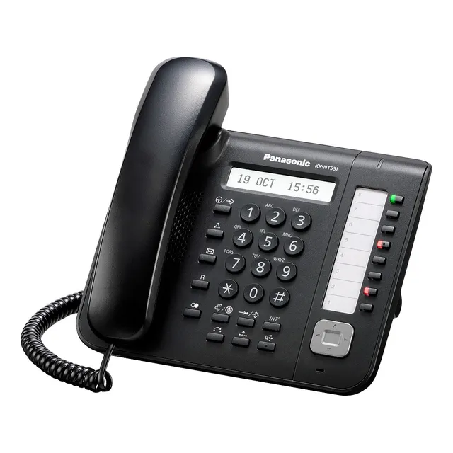 Kx-nt551x-b Tel Ip Propietario Negro 8 Teclas Programables