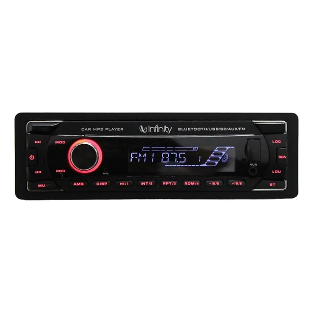Autoestereo Medios Digitales 1 Din Infinity Alpha 100 Bt Mp3