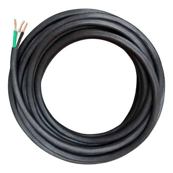 Cable De Uso Rudo 100% Cobre 25 Metros Calibre 3x12
