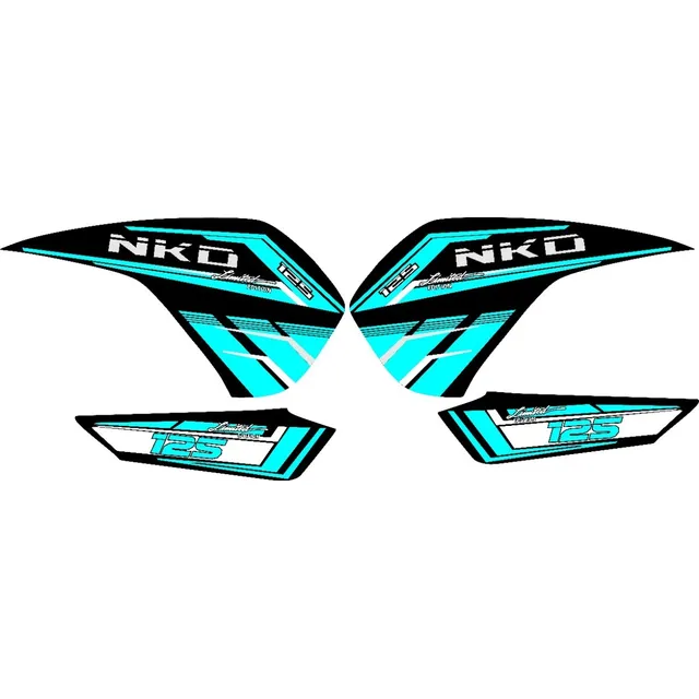 Calcomanías Nkd 125  Limited Edition Personalizadas ...