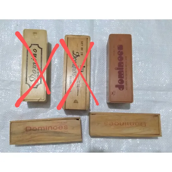  Domino De Fichas Gruesas De Resina 
