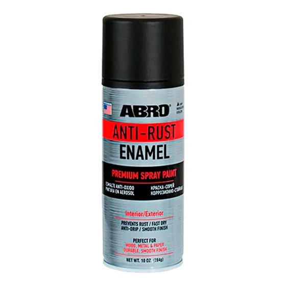 Pintura Antióxido 2 En 1 X 284 Gr. Abro Negro Mate