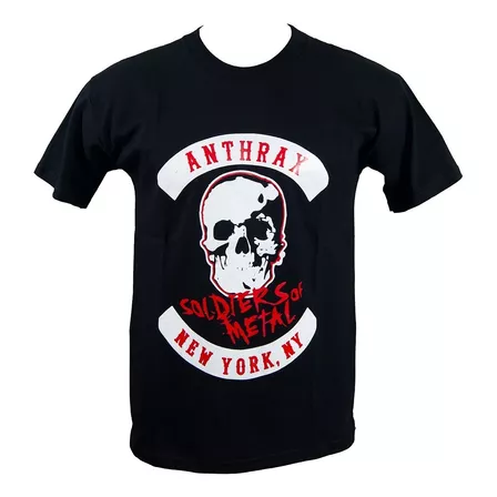 Anthrax Soldiers Of Metal Remera Algodon Premium Unisex