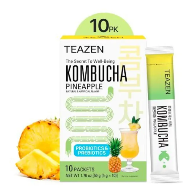 Kombucha Coreana  Polvo Prebiótico - 12 Cepas X 20 Sobres 