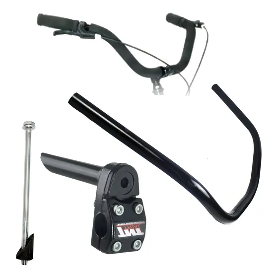 Guidão De Bike Alto + Mesa Alumínio 22.2mm + Parafuso