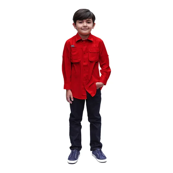 Camisas Ke Niños Manga Larga Ref. Jl05-28