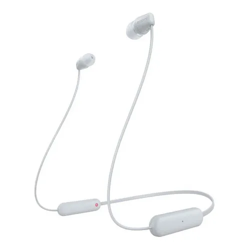 Audífonos Sony Inalámbricos In-ear Wi-c100 Color Blanco