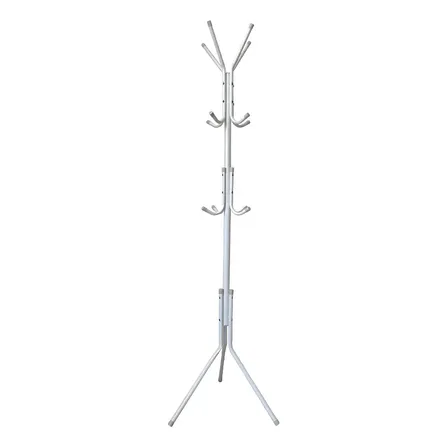 Perchero Pie 12 Ganchos Colgar Ropa Reforzado Moderno Hierro Känn Livet KL-Arbor Color Blanco