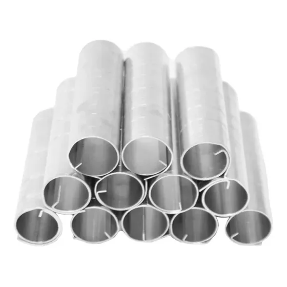 Kit C/ 24 Forminha Canola Grossa Canudinho 11x2,3 Alumínio