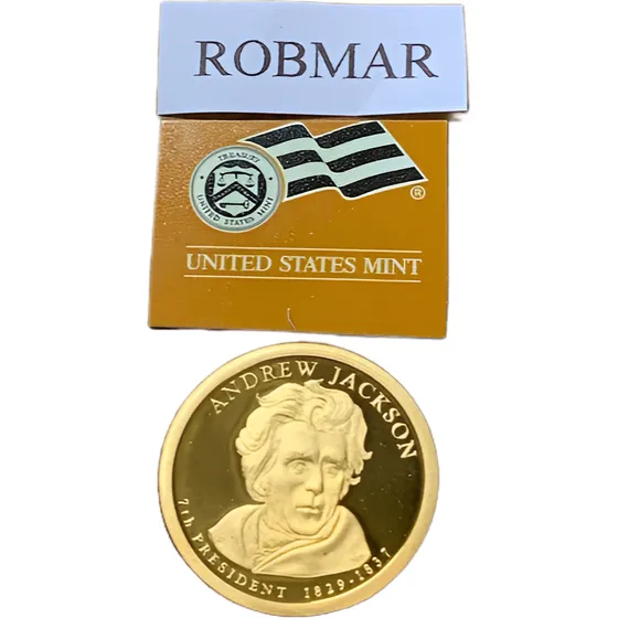 Robmar-usaserie 1 Dolar Presidente Proof S Año 2008 Jackson