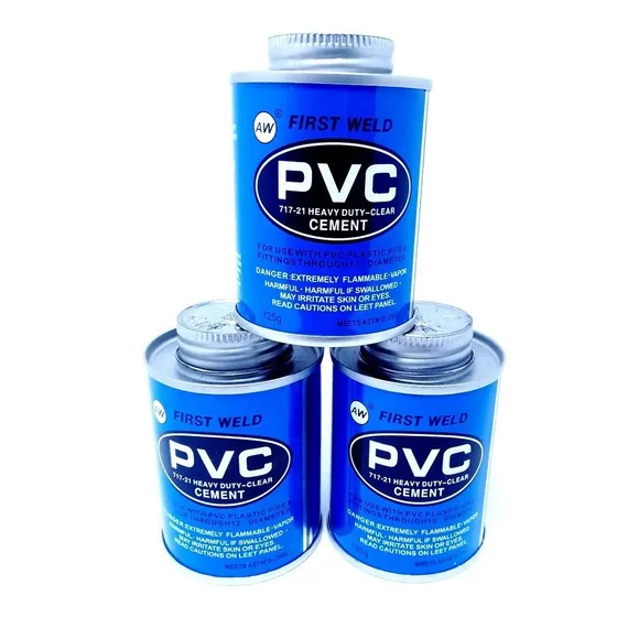 Pega Para Tubo Pvc Plastico Alta Presion Agua Fria 125gr X 3