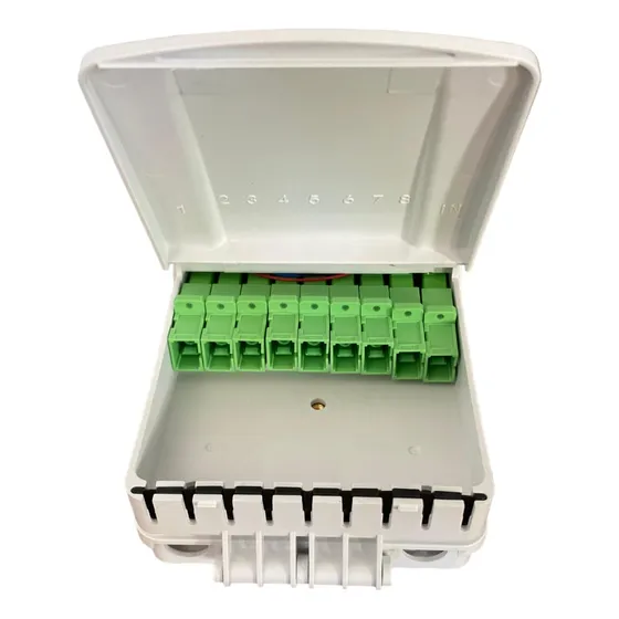 10 Mini Caixa Cto Slim Box Ftta Predial Montada - 1x8 Sc Apc