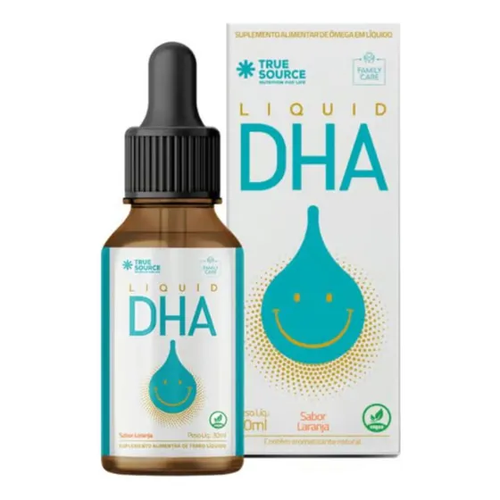Multivitamínico Dha Liquido 30 Ml True Source Sabor Laranja
