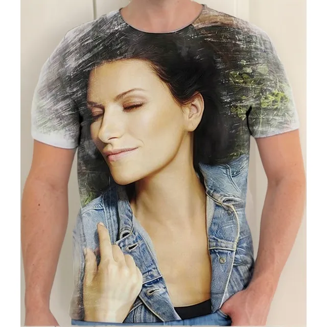 Camisa Camiseta Cantora Laura Pauzini 03