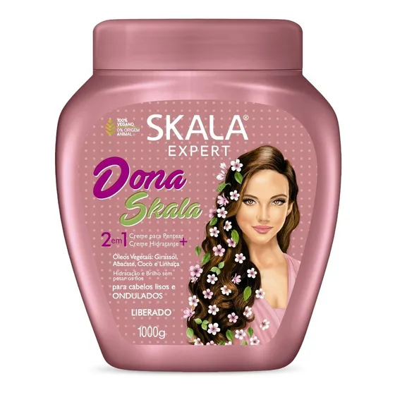 Mascara Skala 2 En 1 Dona 1000 G Nutricion Y Brillo