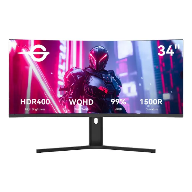 Monitor Gamer Titan Army C34a1r R1500 21:9 Va 3440x1440 Wqhd