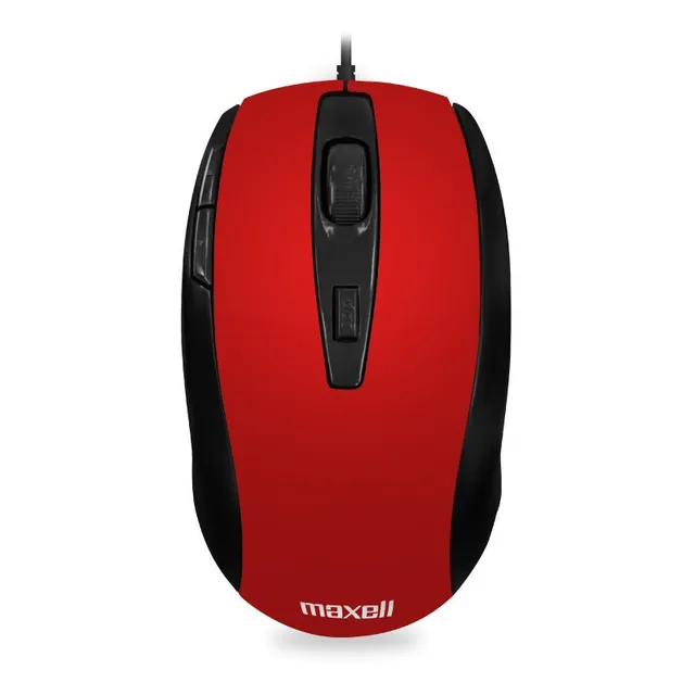 Mouse Óptico Maxell 5 Botones MOWR-105 Rojo