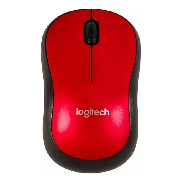 Ratón inalámbrico Logitech M185 M185 rojo