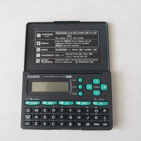 Agenda Eletrônica Casio Dc2000 - 130 (antiga Coleção)
