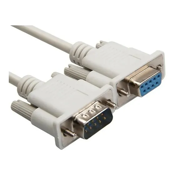  Cabo Extensor Serial Rs232 Db9-macho Db9-fêmea 1,50mts