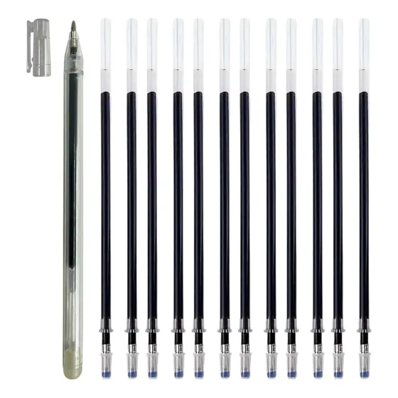 Kit Caneta Que Apaga Com Calor 12 Refil Canetas Fantasminha