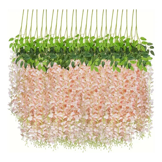 12 Pendente Cerejeira Artificial Decoração Grande Toque Real