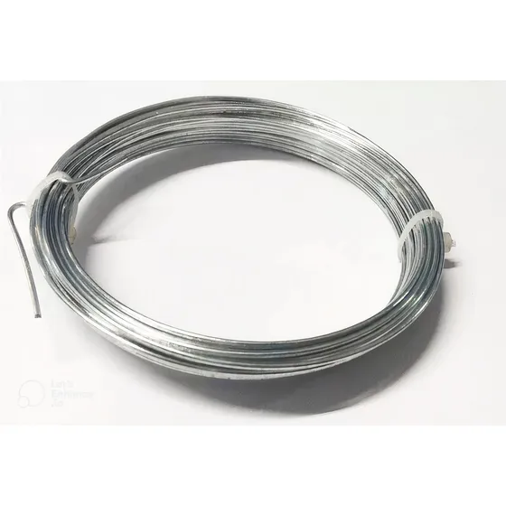 Arame 14 Galvanizado 2,10mm Rolo 10m Resistente À Oxidação