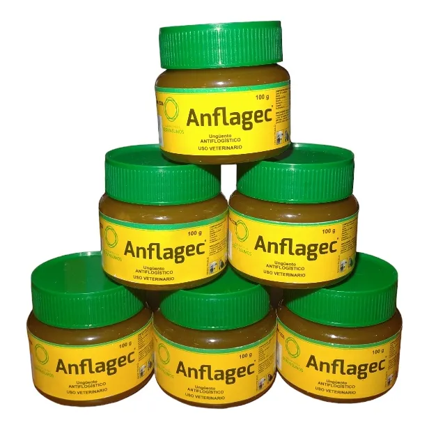 Pomada Mentolada Anflagec 100grs X 3 Und, Uso Veterinario 