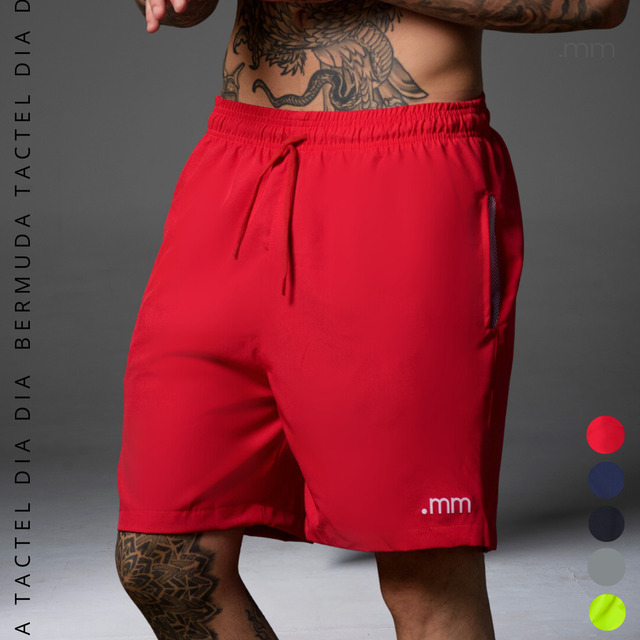 Bermuda Tectel Masculino Leve Fresca Bolsos Frontais Bermuda Tectel Masculino Leve Fresca Bolsos Frontais