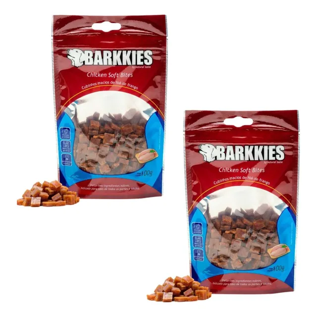 Kit Petisco Natural Para Cães - Barkkies Soft Bites