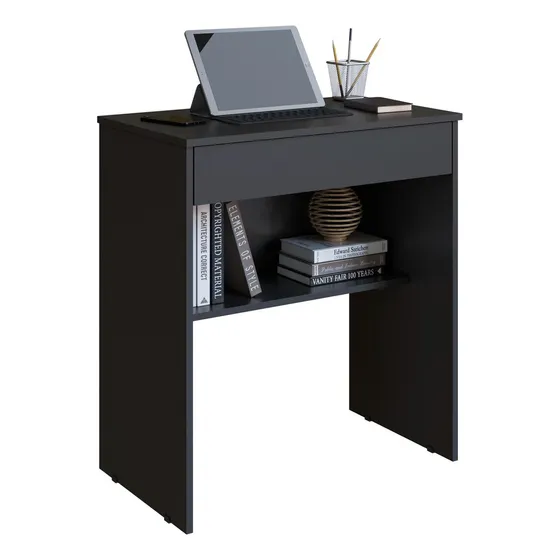 Móveis Bonatto Mesa de manicure Organizador capacidade de 200 cor preta