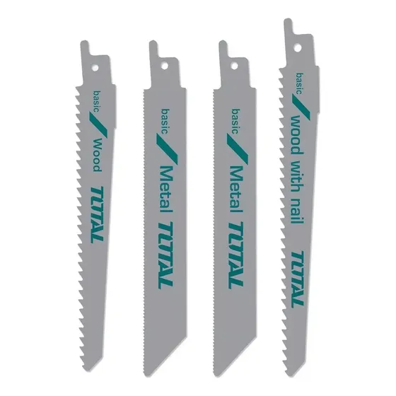 Hoja Para Sierra Sable Total, Set X 10 Accesorios - Metal