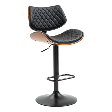 Banco Eke Life Home 2058 Color Negro De 113cm De Alto