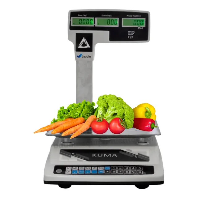 Balanza Comercial Digital Kuma B888 30kg Con Torre Latu Inc