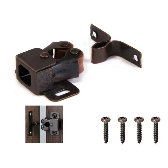  Retenedor Sujetador Cangrejo Puerta Mueble Bronce 20 Un