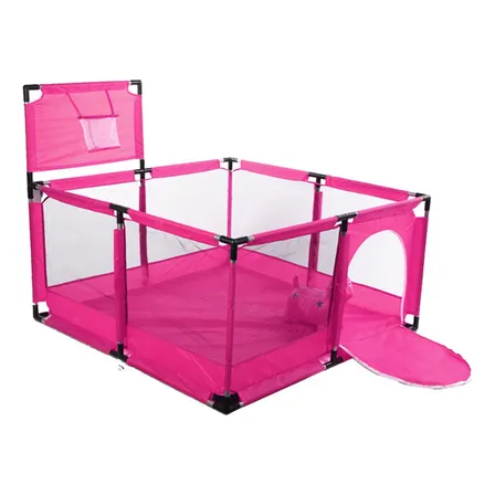 Corral Bebes Piscina Juego Interactivo Rosado