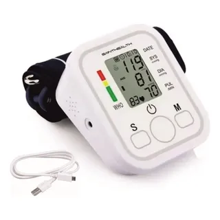 Aparelho Medidor De Pressão Arterial Digital De Braço Jziki Zk-b869 Branco Aparelho Medidor De Pressão Arterial Digital De Braço Jziki Zk-b869 Branco