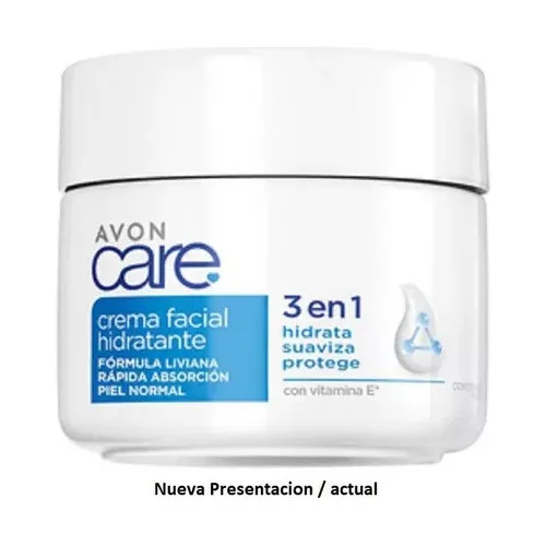Crema Facial Hidratante 3 En 1 Avon Care | Formula No Grasa Momento de aplicación Día Tipo de piel Todo tipo de piel
