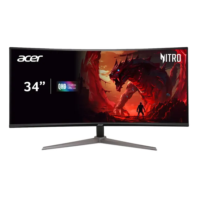 Monitor Gamer Acer Nitro 34 Curvo Qhd 180hz 1ms Freesync