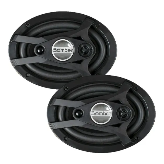 Parlantes 6x9 Cuatriaxiales Bomber Tkl 200w 4 Ohms Con Reja