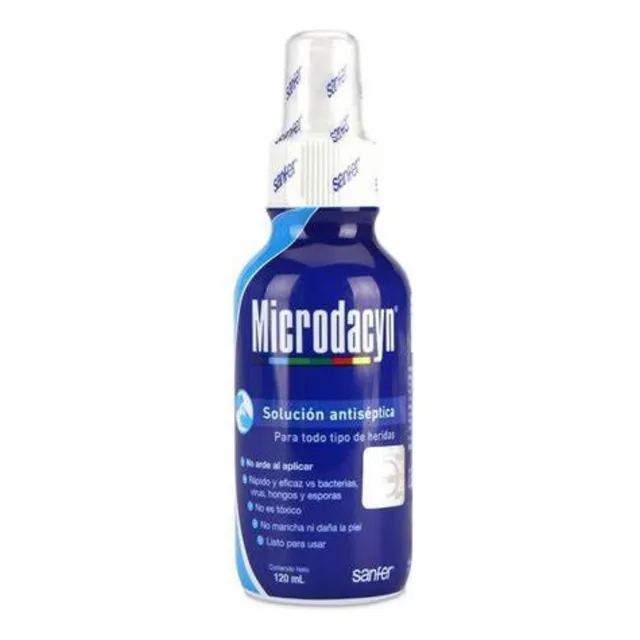 Solucion Microdacyn Esterilizante Y Antiseptica De 120ml