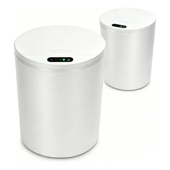 Lixeira Inteligente 16l Sensor Automático Tampa Touch Casa
