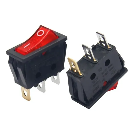 Switch Interruptor Grande Piloto On Off 2 Posiciones 2 Unid