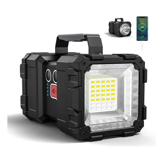 Lanternas Profissional Holofote 100000 Lúmens Bateria Usb