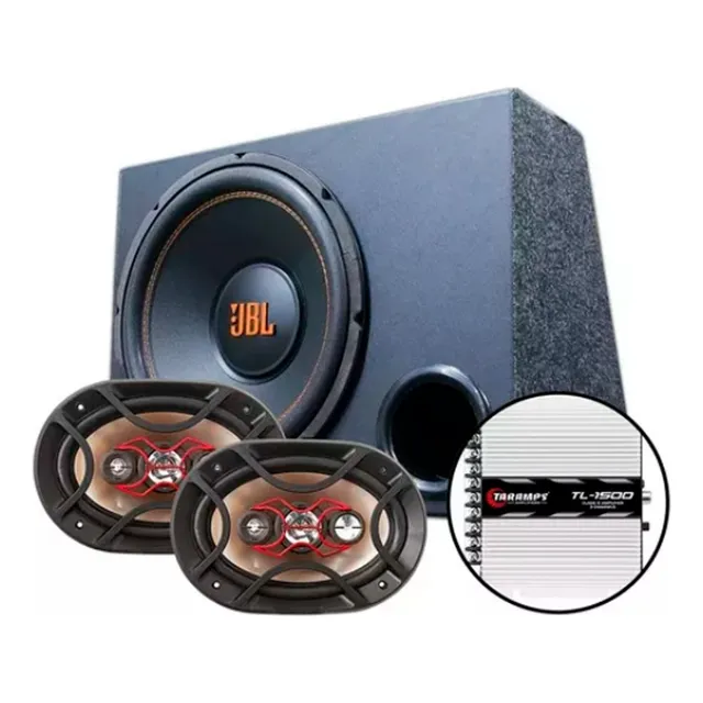 Caixa 12 Selenium Jbl + 6x9 Bravox + Tl1500 Modulo Taramps