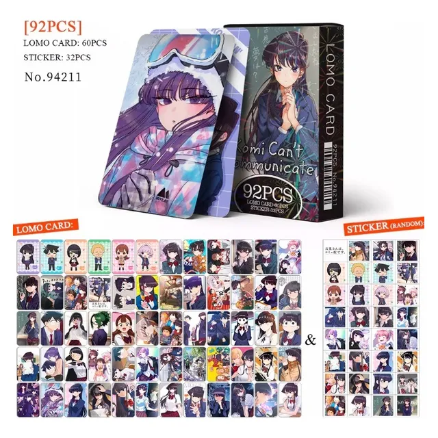 Lomo Cards Photo Foto Stickers Anime Bandas Juegos 92 Piezas