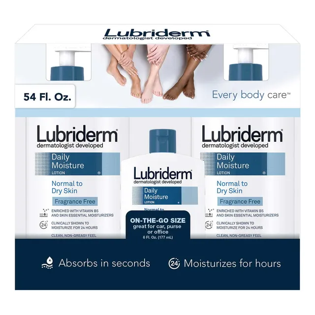 Loção Hidratante Diária Lubriderm Pack Com 3